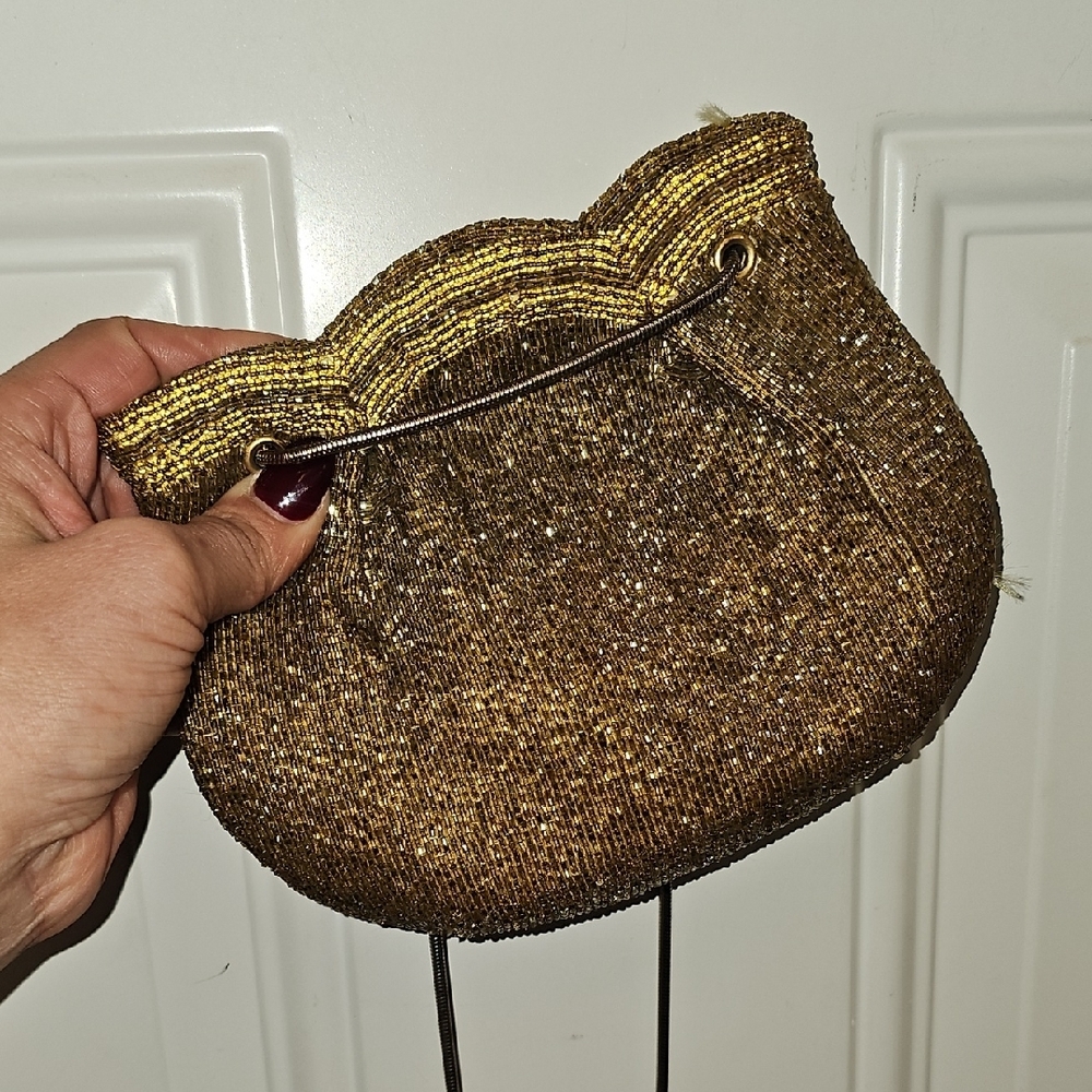 Elegant Gold Evening Clutch